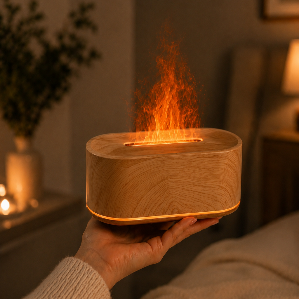 Diffuseur effet flamme relaxant