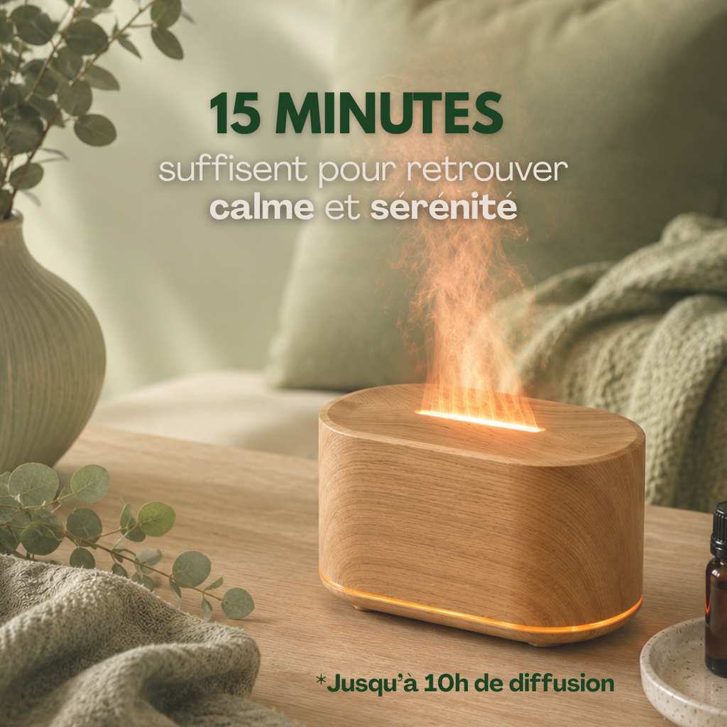 Diffuseur effet flamme relaxant